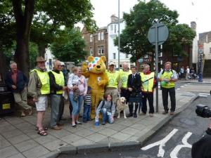 Pudsey Raises Money in North Berwick 2009